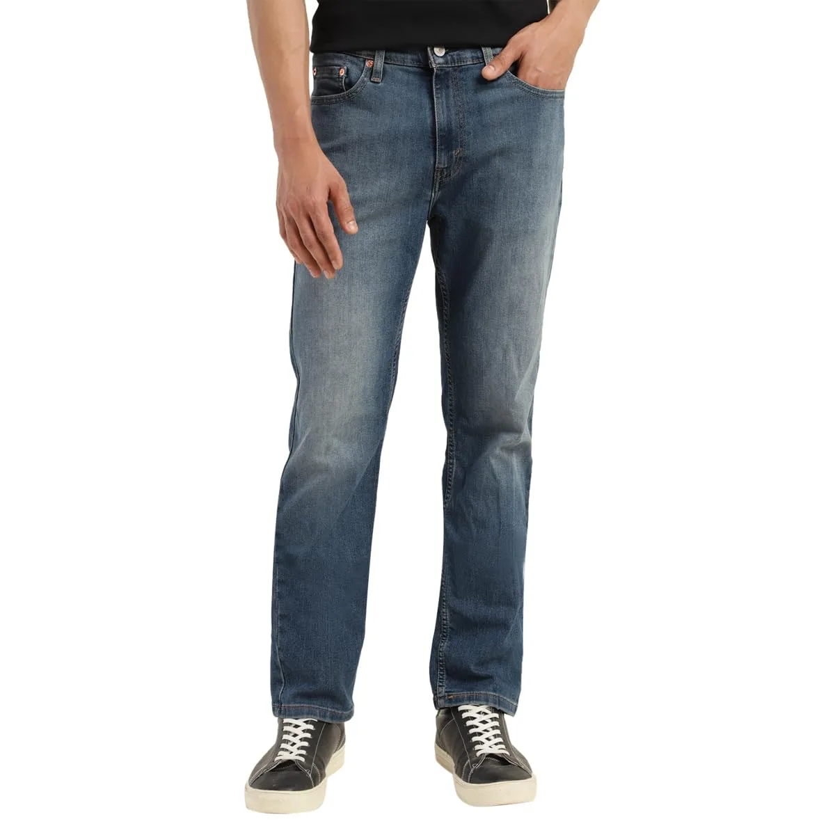 Slim Fit Mid Rise Jeans