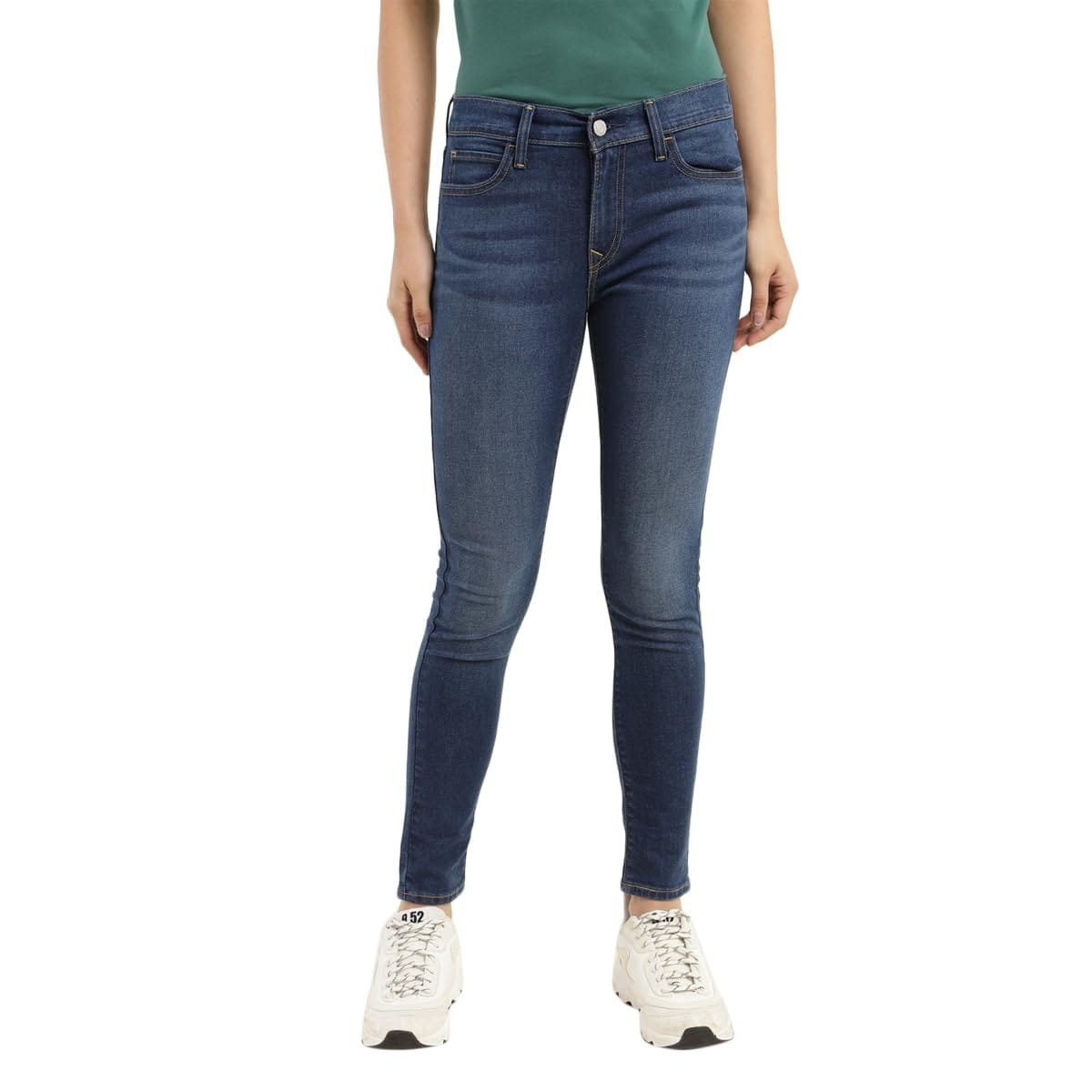 Skinny Fit Mid Rise Jeans
