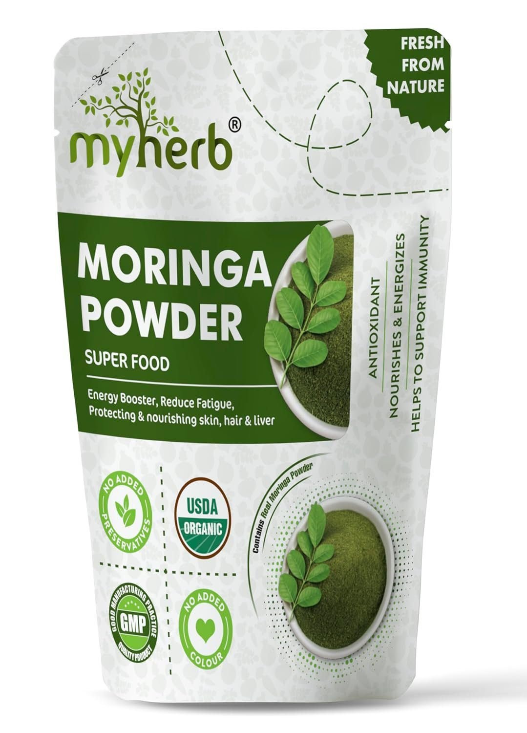 MYHERB Organic Moringa Powder