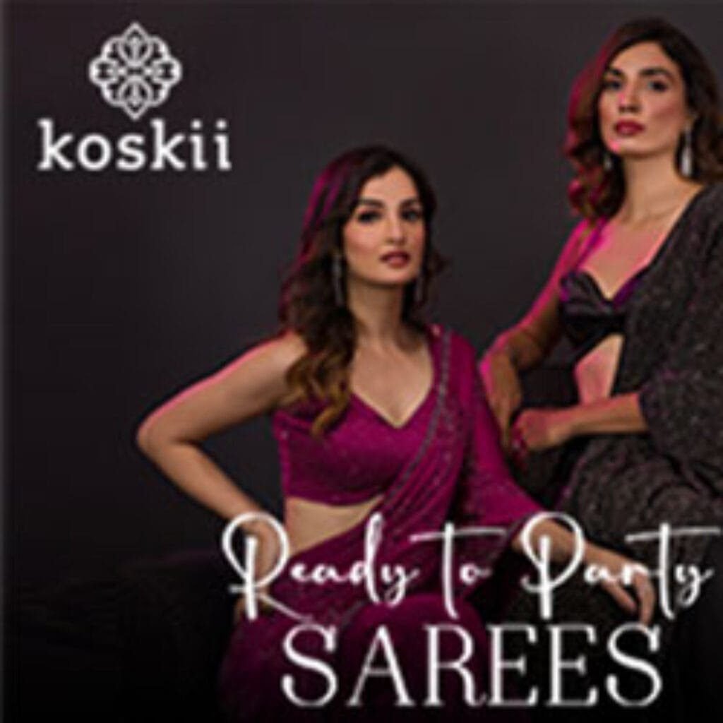 Ready To Party Sarees