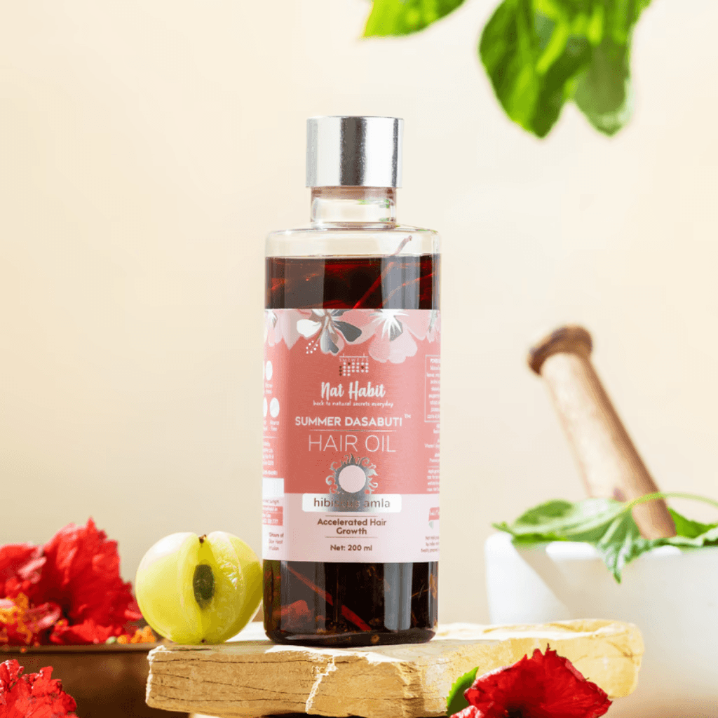 hibiscus amla dasabuti hair oil