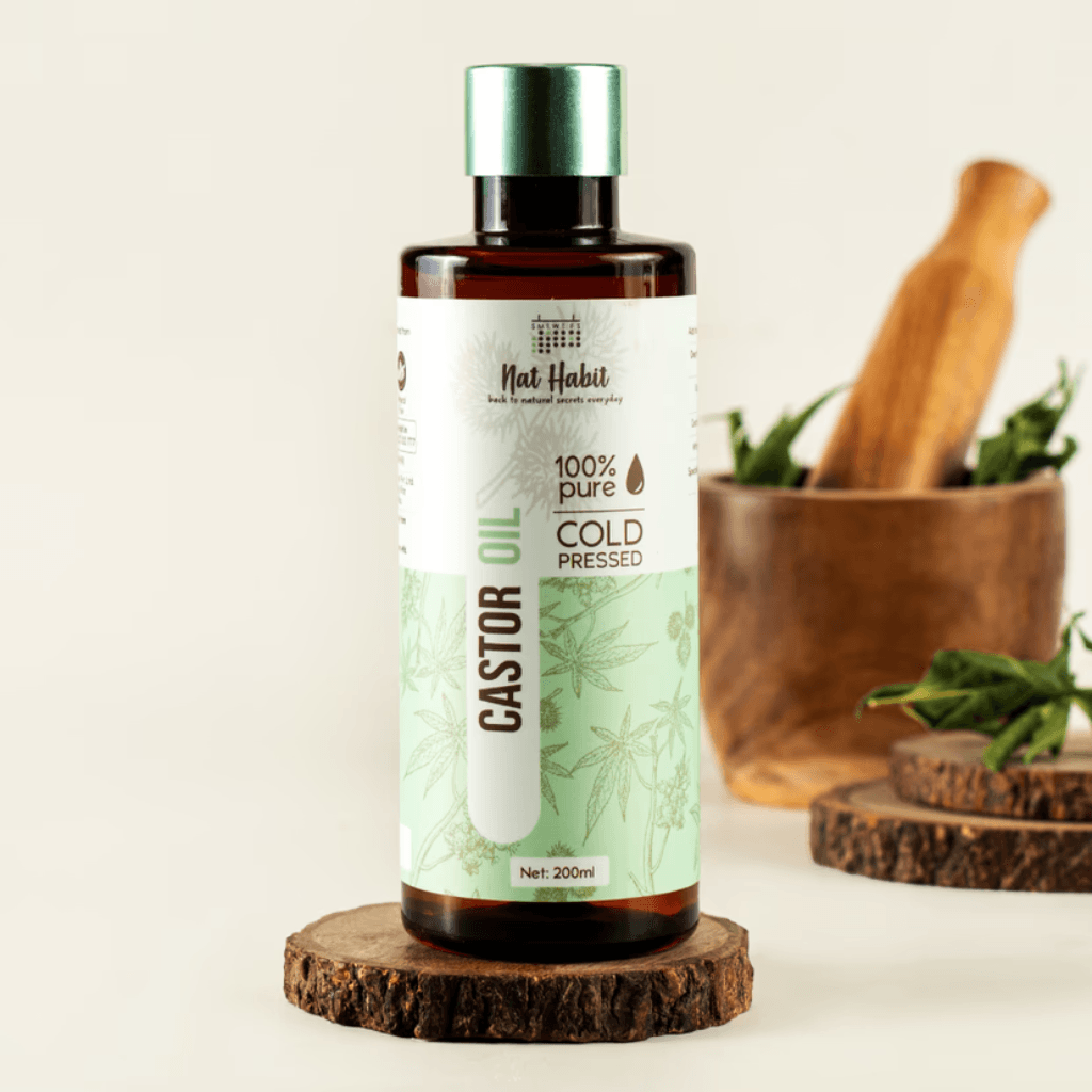100% pure cold pressed castor oil