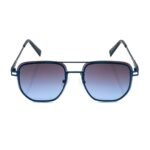 QUE Metal Square by Shikhar Dhawan | (Size: Wide) | Stylish Aviator Sunglasses with Polycarbonate Lens and Sleek Frameless Design | UV400 with 100% UV Protection for Men