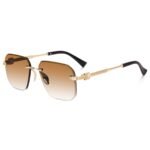 Dervin UV Protected Square Rimless Sunglasses for Men and Women