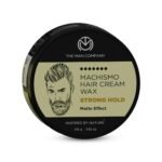The Man Company Machismo Stronghold Hair Wax for Men | Stylish Matte Finish with Volume | Non Sticky – 100gm