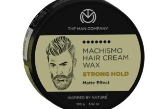 The Man Company Machismo Stronghold Hair Wax for Men | Stylish Matte Finish with Volume | Non Sticky – 100gm