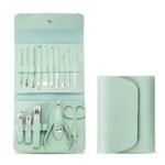Manicure Set Nail Clipper Kit – 16 Pieces Stainless Steel Manicure Kit, Nail Care Tools for Hand & Feet, Nail Clippers Pedicure Professional Grooming Kits for Facial, Hand & Foot Care
