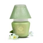 EKAM Scented Frost Glass Lampshade Candle | Jasmine Scented Candle | Luxury Fragrances| Ideal for Home Decor, Aromatherapy & Gifting | 22 Hours Burn time |114 g