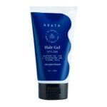 Arata Styling Hair Gel For All Hair Types | Medium to Strong Hold | Tames Flyaways & Adds Definition | Creates Slicked-Back Looks, Adds Texture with Organic Flaxseeds | 150 ML