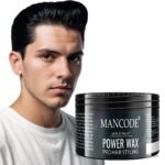 Mancode Power Wax Pro Hair Styling Cream Level 5 | 24 Hour Strong Hold & Matte Finish | Easy to Wash & Flexible Styling | Nourishing Formula with Coconut Oil & Vitamin E | 100ml
