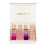 Bella Vita Luxury Woman | Long Lasting Eau De Parfum Gift Set 4×20 ml Perfume for Women | with Date, Senorita, Glam, Rose | Floral, Fruity Premium Fragrance Scent