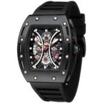 MF MINI FOCUS Watch Wristwatch Fashion Hollow Big Dial Luminous Waterproof Sport Analog Quartz Business Mens Watches Silicon Strap Dress Watch