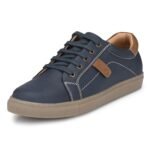 Centrino Men’s Casual Shoes | Fashion Sneakers | Lace-Up Design | Rounded Front | Soft Cushioned Insole | Anti Skid Sole (4457)