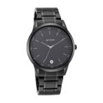 Titan Men’s Timeless Style Analog Watch: Refined Black Dial and Metal Strap-1806NM01/NT1806NM01