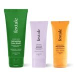 FoxTale Skincare Starter Kit, Skincare Beginners, Moisturized And Glowing Skin With Refreshing Face Wash – 100Ml, Nourishing Moisturizer – 50Ml, Glow Sunscreen – 50Ml, Men & Women, All Skin Types