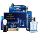 Park Avenue Luxury Grooming Collection 8 in-1 Combo Grooming Kit for Men | Gift Set for Men | Gift for Valentine’s Day | Shaving Kit for Men | Shaving Foam | After Shave | Valentine Gift for Husband | Valentine Gift for Boyfriend | Free Travel Pouch Inside