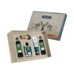 Forest Essentials Gentlemen’s Gift Box | Luxuriously Scented Sandalwood & Orange Peel Gift Set for Men with Face Wash, Shaving Cream, After Shave Spray & Facial Moisturizer | Birthday & Anniversary Gift for Him | 5 Piece Gift Set