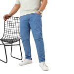 Urbano Plus Men’s Regular Fit Washed Jeans Stretchable