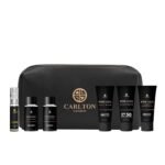 Carlton London Men Grooming Travel Kit Organizer | Perfume, Body Lotion, Facewash, Sunscreen, Shower Gel, Shampoo | thoughtful gifts for men | Pack of 6