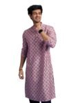 DIWAS BY MANYAVAR Men’s Cotton Blend Printed Kurta (1pc)