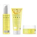 PLIX – THE PLANT FIX | Pineapple Clarifying Regime With Pineapple Exfoliation Fruity Toner, Depigmentation Face Wash And Depigmentation Moisturizer – 280 Ml