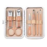 Beauté Secrets Manicure Set, Luxury Manicure 7 In 1 Professional Pedicure Set, Nail Clippers Kit, Nail Care Tools with Luxurious Travel Case, Best Gifts For Women Girl(Rose Gold)