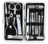 Manicure Pedicure Set Nail Clippers 16 Pcs Stainless Steel Luxury Nail Grooming Set Professional Nail Scissors Grooming Kits, Nail Tools with Leather Case