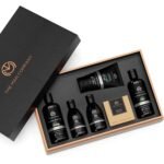 The Man Company Charcoal Grooming Kit for Men with Body Wash, Hair Shampoo, Face Scrub, Face Wash, Cleansing Gel, Soap Bar | Gift Set for Brother, Husband, Boyfriend – Pack of 6
