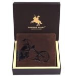 LONDON ALLEY Biker Vintage Brown Men’s Leather Wallet