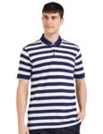 Amazon Brand – Symbol Men’s Cotton Rich Striped Polo T Shirt | Collar Tshirts | Half Sleeves – Regular Fit (Available in Combo Packs)