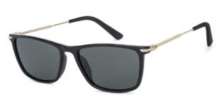 VINCENT CHASE EYEWEAR By Lenskart | Full Rim Square Stylish Sunglasses | Polarized And 100% UV Protected | Men & Women | Medium | LA S13159