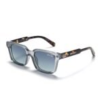 grey jack Vintage Square Thick frame Eyewear Stylish Brand Polarized Sunglasses for Men Women UV Protection 21043