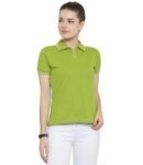 Scott International Women’s Cotton Regular Fit Polo T-Shirt
