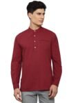 Allen Solly Men’s Cotton Blend Regular Fit Casual Kurta