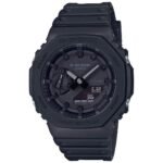 Casio G-Shock GA-2100-1A1DR Black Analog-Digital Dial Black Resin Strap Men’s Watch Shock and 200M Water Resistant G987