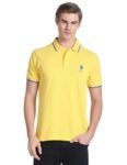 U.S. POLO ASSN. Men’s Tipped Collar Pure Cotton Slim Fit Polo Shirt