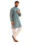 SOJANYA (Since 1958 Celebrate in Style Silk Blend Kurta & Churidar Set for Every Occasion