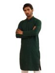 SOJANYA (Since 1958 Men’s Silk Blend Printed ONLY Long Kurta