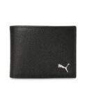 Puma Unisex-Adult Leather Plain Wallet, Black (9105801)