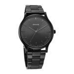 Sonata Aspire Quartz Analog Black Dial Stainless Steel Strap Watch for Men