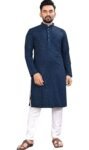 Trustous Men’s Indian Ethnic Wear Straight Lucknowi Kurta