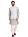 Amazon Brand – Symbol Men’s Cotton Blend Printed Kurta Pyjama Set