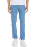 INKD Men’s Classic Regular Fit Jeans with 5 Pocket Styling | Mid- Rise | Soft & Stretchable