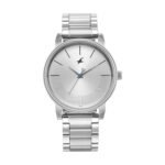 Fastrack Men Stunners Quartz Analog Silver Dial Metal Strap Watch for Guys-NR3291SM02/NT3291SM02
