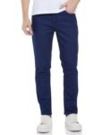 INKD Men’s Classic Regular Fit Jeans with 5 Pocket Styling | Mid- Rise | Soft & Stretchable