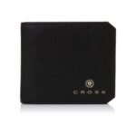 Cross Leather Wallets For Men Latest Gents Purse With Card Holder Compartment, Giftsfor Men -Black