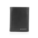 Cross Mono men’s Leather Tri-Fold Wallet -Black
