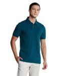 Symbol Premium Men’s Cotton Stretch Solid Polo T-Shirt (Regular Fit | Pique Knit)