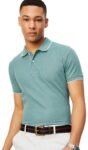 Max Men’s Half Sleeves Regular Fit Polo Neck Solid T-Shirt