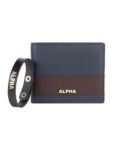 Alpha Premium Leather Mens Wallet | 100% Ethically Sourced Top Grain Leather | Luxury Craftsmanship | Smart Design | RFID Protection | Blending Style with Functionality | Business | Style 15, Black